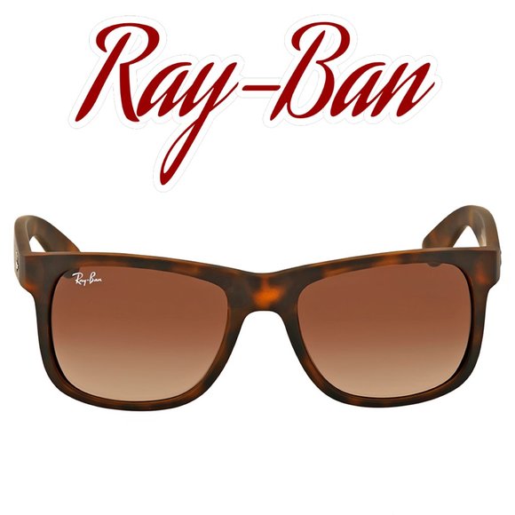 Ray-Ban Other - New RAY-BAN Mens Brown Tortoiseshell Brown Lens Justin Sunglasses RB4165